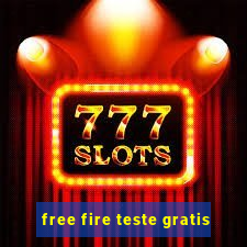 free fire teste gratis